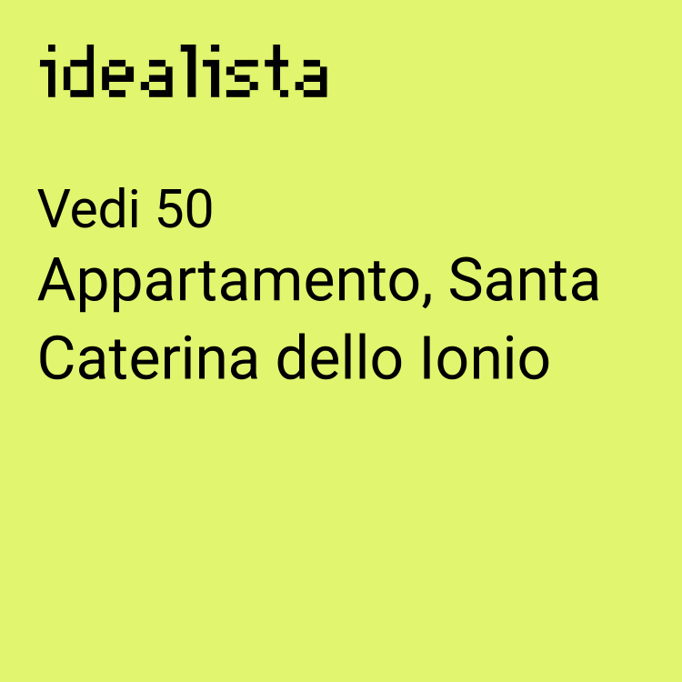 appartamento in vendita a Santa Caterina dello Ionio