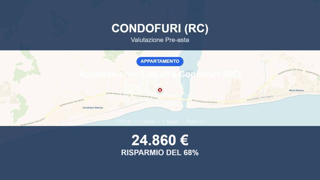 appartamento in vendita a Condofuri in zona Stazione
