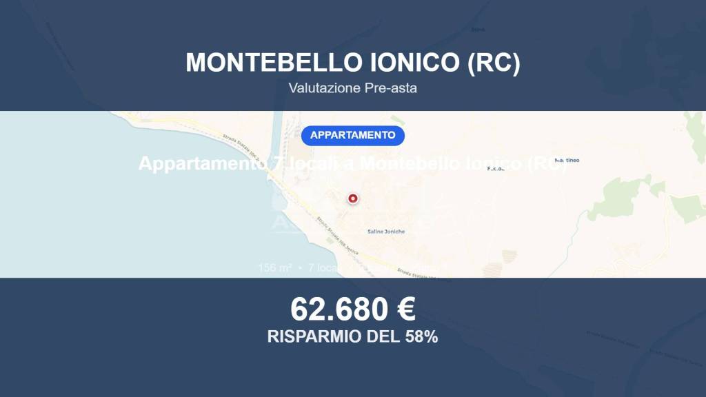 appartamento in vendita a Montebello Jonico in zona Saline