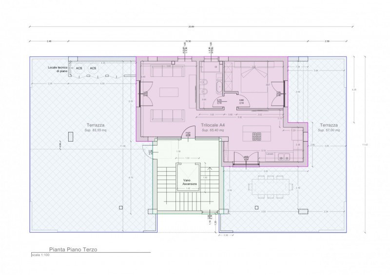 appartamento in vendita a Reggio di Calabria in zona Stadio