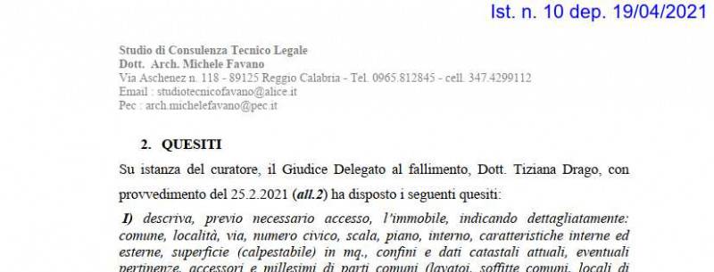 appartamento in vendita a Reggio di Calabria