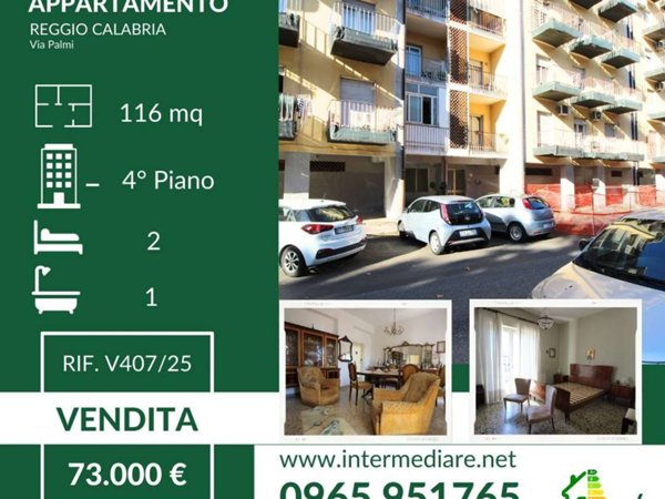appartamento in vendita a Reggio di Calabria in zona Stadio