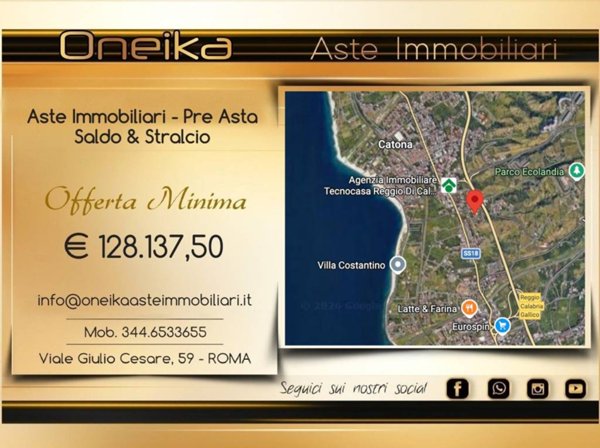 appartamento in vendita a Reggio di Calabria in zona Catona