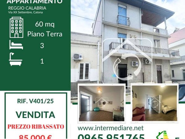 appartamento in vendita a Reggio di Calabria in zona Catona