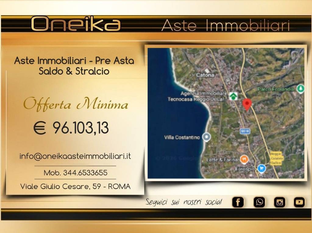 appartamento in vendita a Reggio di Calabria in zona Catona
