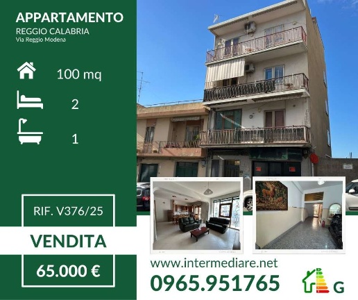 appartamento in vendita a Reggio di Calabria in zona Modena