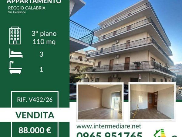 appartamento in vendita a Reggio di Calabria in zona Sbarre