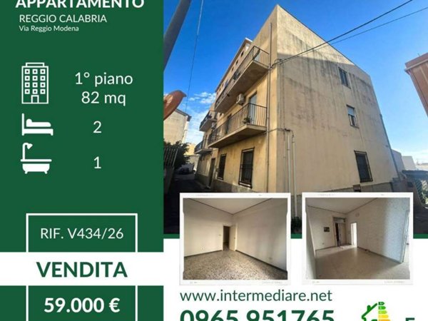 appartamento in vendita a Reggio di Calabria in zona Modena