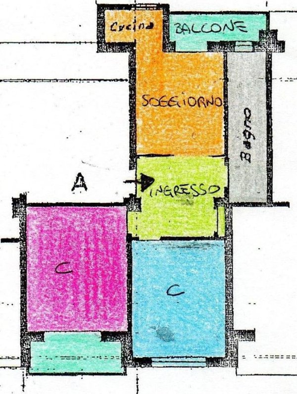 appartamento in vendita ad Asti