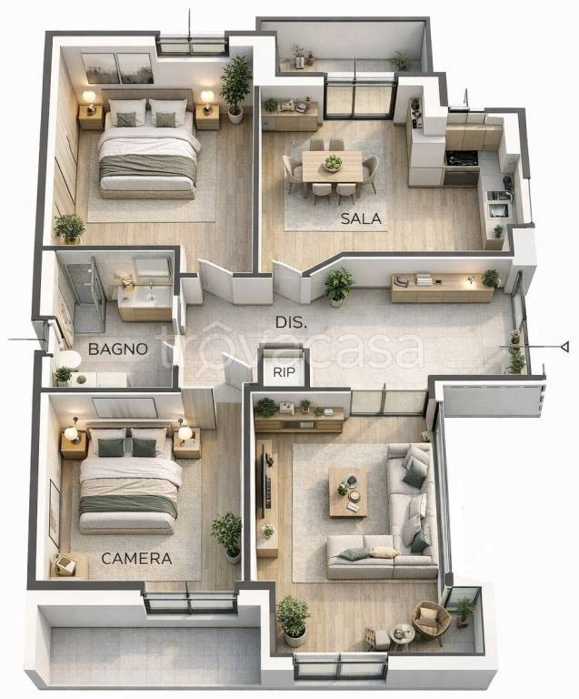 appartamento in vendita ad Asti