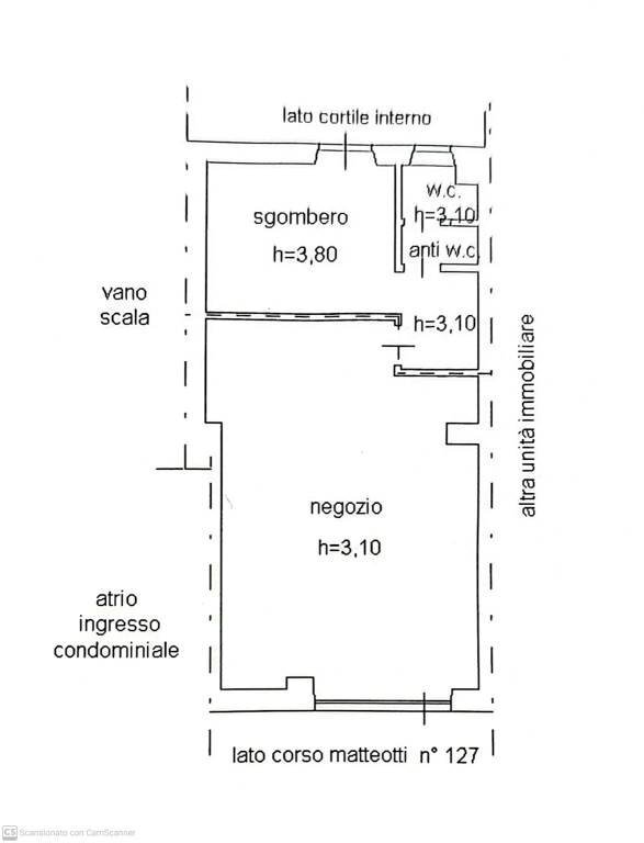 locale commerciale in vendita ad Asti