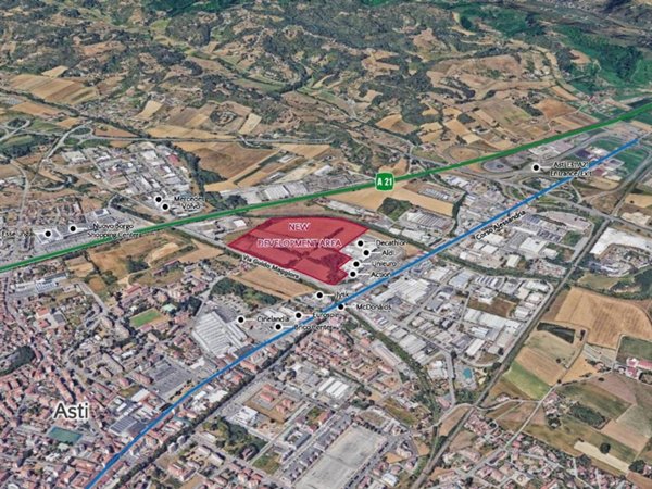 terreno edificabile in vendita ad Asti