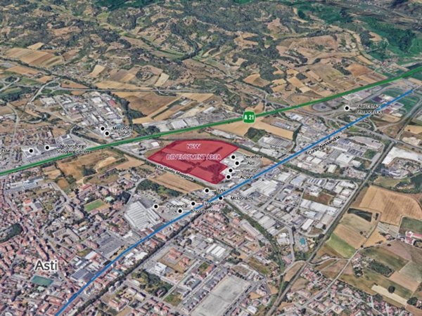 terreno edificabile in vendita ad Asti in zona Quarto