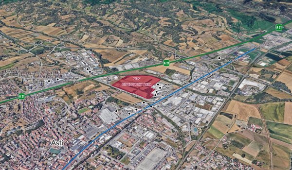 terreno edificabile in vendita ad Asti