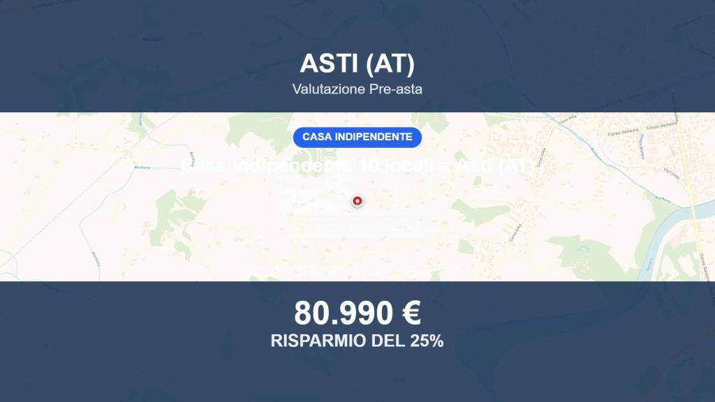 casa indipendente in vendita ad Asti in zona Castiglione