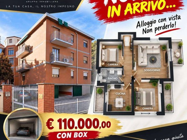 appartamento in vendita ad Asti in zona Corso Volta