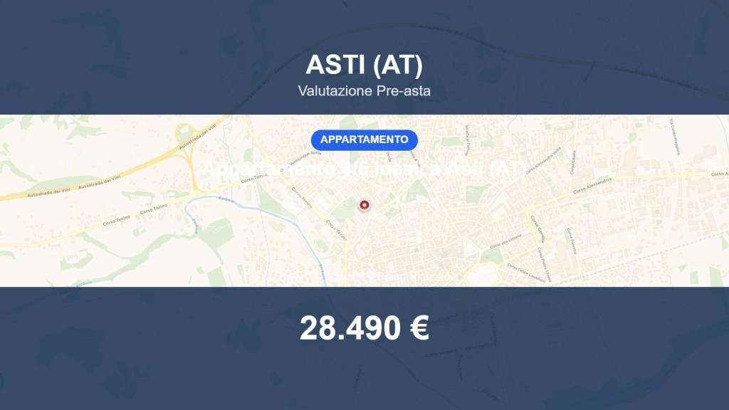 appartamento in vendita ad Asti