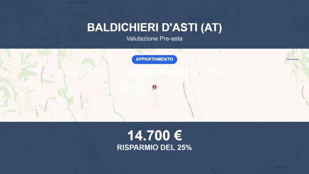 appartamento in vendita a Baldichieri d'Asti