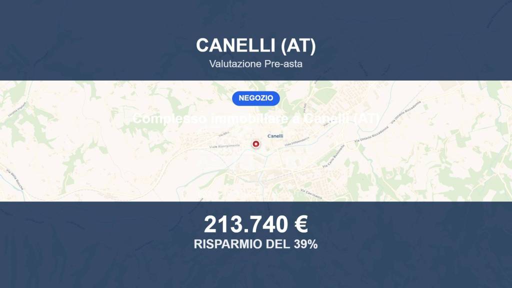 negozio in vendita a Canelli