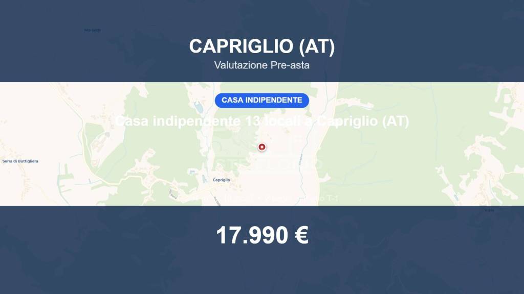 casa indipendente in vendita a Capriglio in zona Bacolla