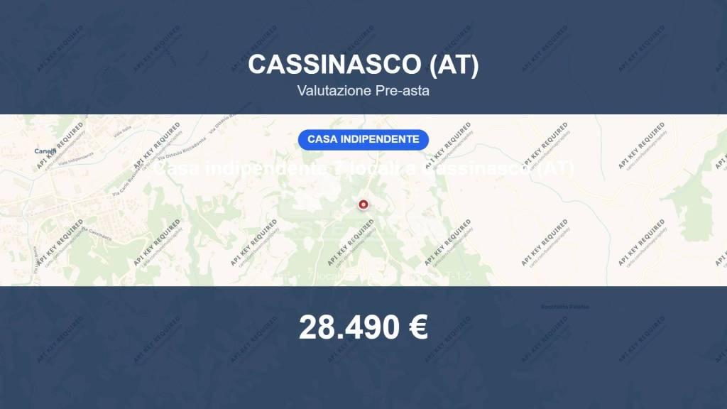 casa indipendente in vendita a Cassinasco