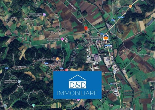 terreno edificabile in vendita a Castell'Alfero in zona Callianetto
