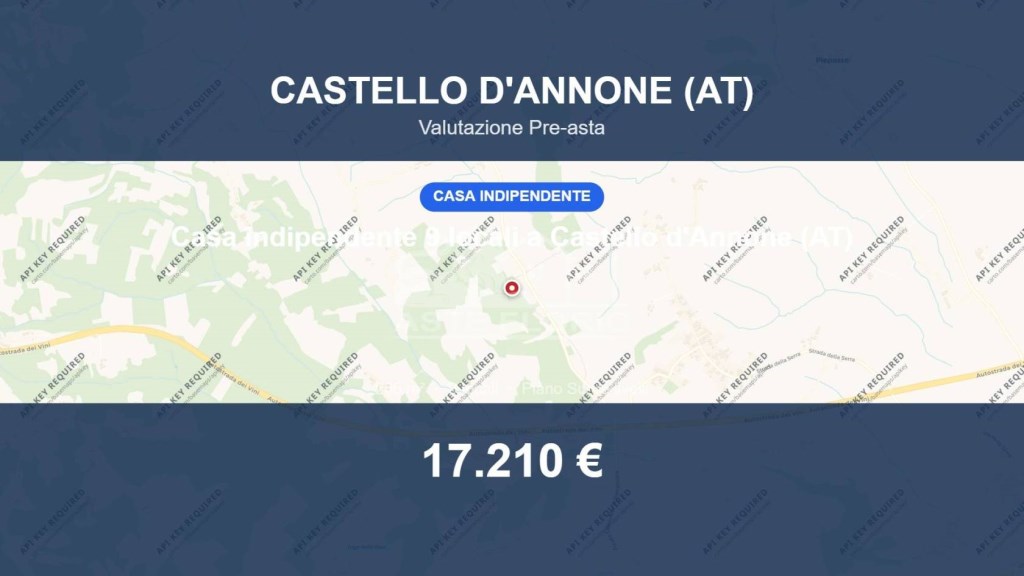 casa indipendente in vendita a Castello di Annone in zona Crocetta