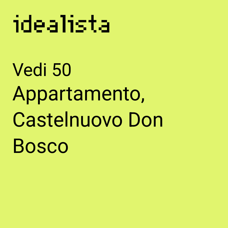 appartamento in vendita a Castelnuovo Don Bosco