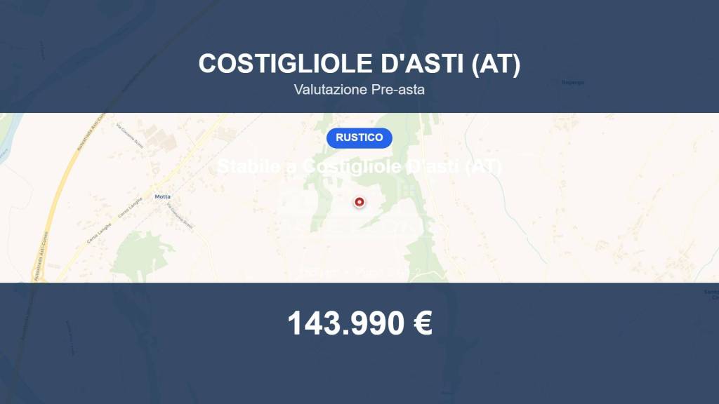 locale di sgombero in vendita a Costigliole d'Asti in zona Boglietto