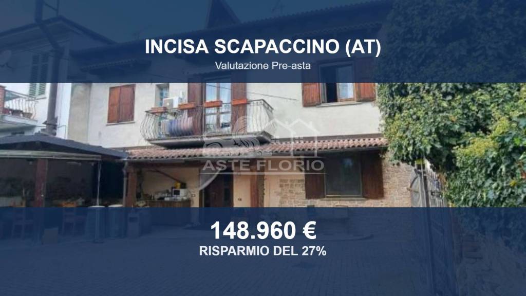 casa indipendente in vendita ad Incisa Scapaccino in zona Poggio