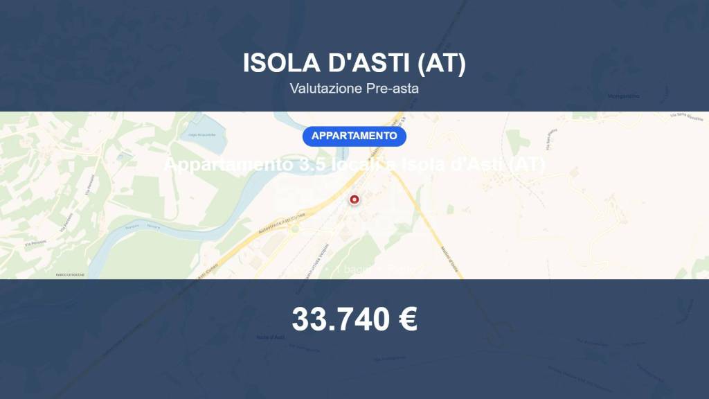 appartamento in vendita ad Isola d'Asti in zona Piano