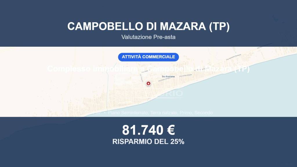 locale commerciale in vendita a Campobello di Mazara in zona Tre Fontane