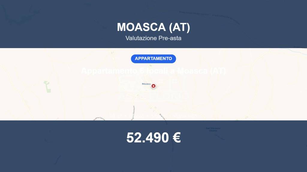 appartamento in vendita a Moasca