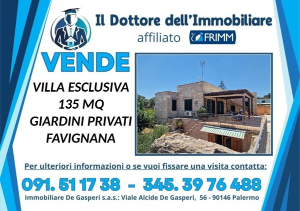 casa indipendente in vendita a Favignana