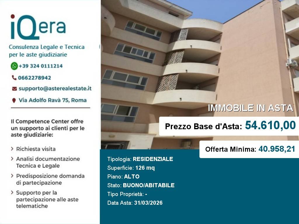 appartamento in vendita a Marsala