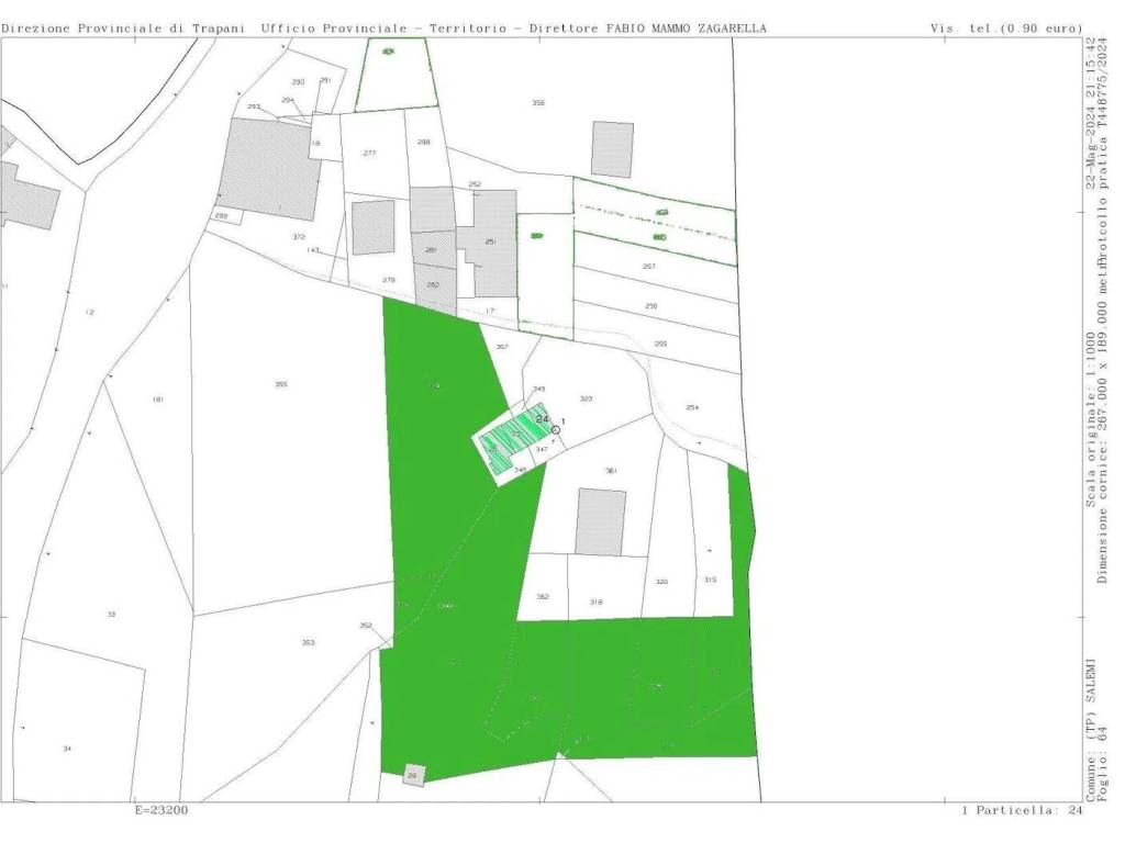 terreno agricolo in vendita a Salemi in zona Ulmi