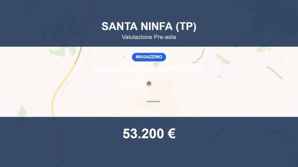 locale commerciale in vendita a Santa Ninfa