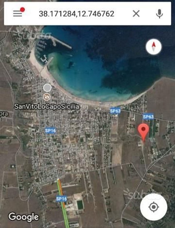 terreno edificabile in vendita a San Vito Lo Capo