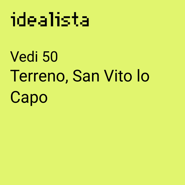 terreno edificabile in vendita a San Vito Lo Capo