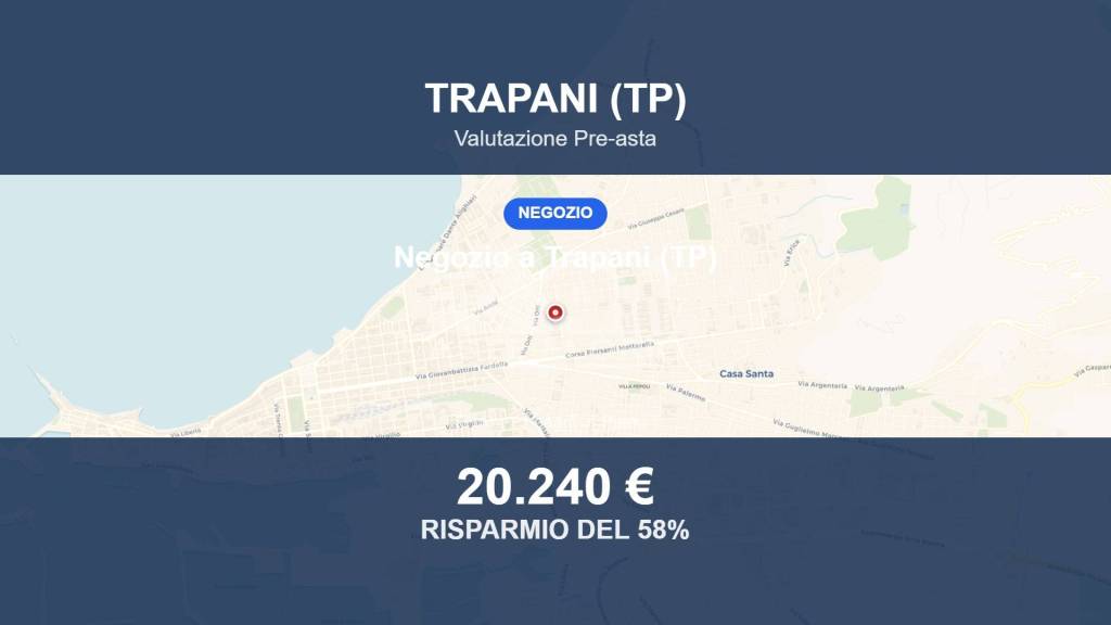 negozio in vendita a Trapani