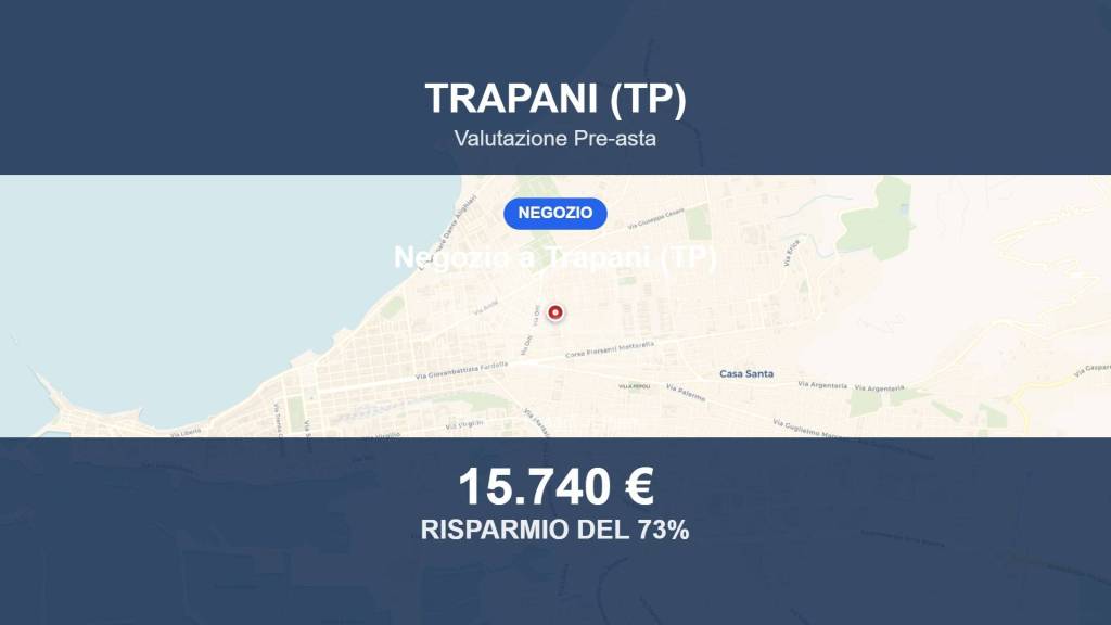 negozio in vendita a Trapani