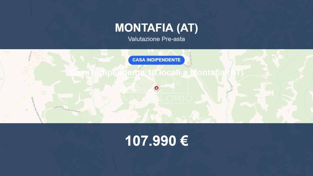 casa indipendente in vendita a Montafia in zona Bagnasco