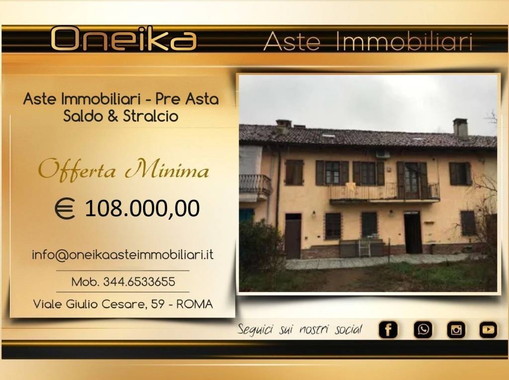 casa indipendente in vendita a Montafia in zona Bagnasco