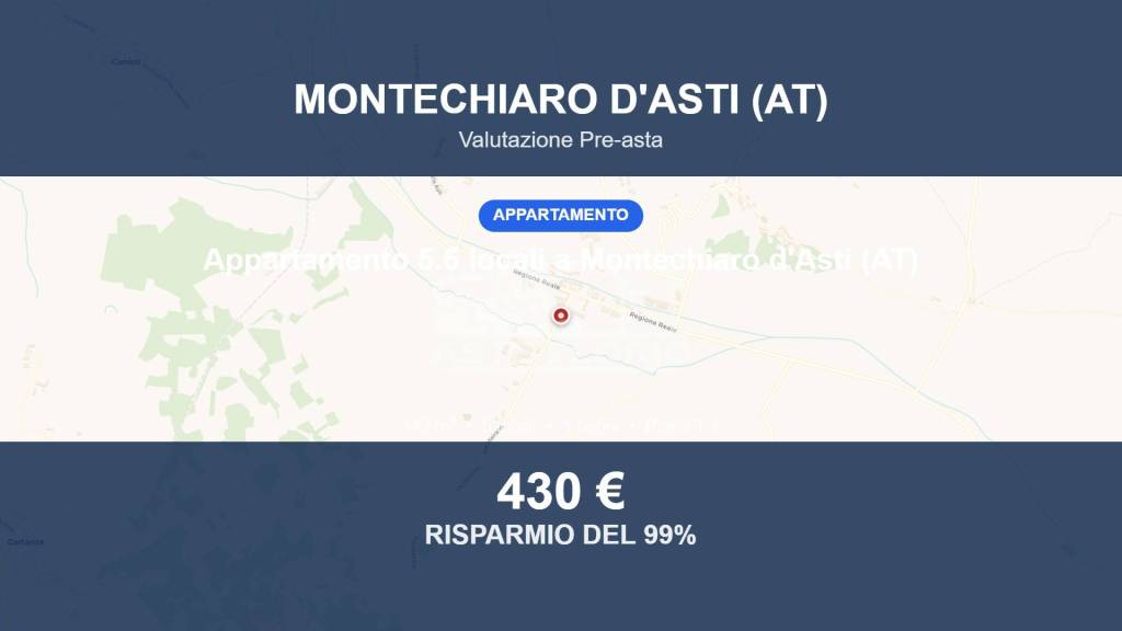 appartamento in vendita a Montechiaro d'Asti in zona Nocciola