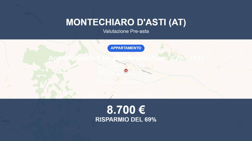 appartamento in vendita a Montechiaro d'Asti in zona Nocciola
