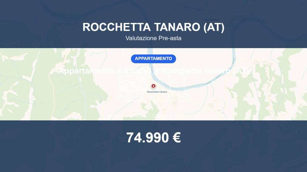 appartamento in vendita a Rocchetta Tanaro