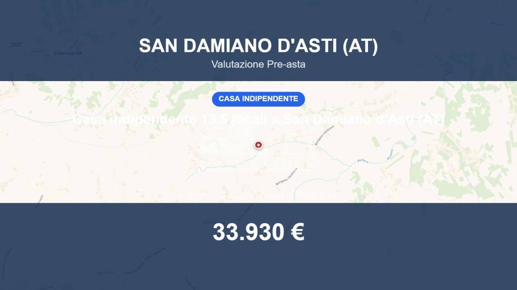 casa indipendente in vendita a San Damiano d'Asti in zona Valdoisa