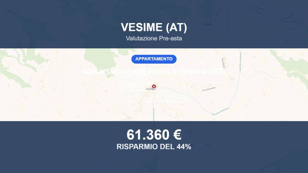 appartamento in vendita a Vesime