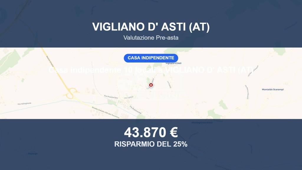 casa indipendente in vendita a Vigliano d'Asti
