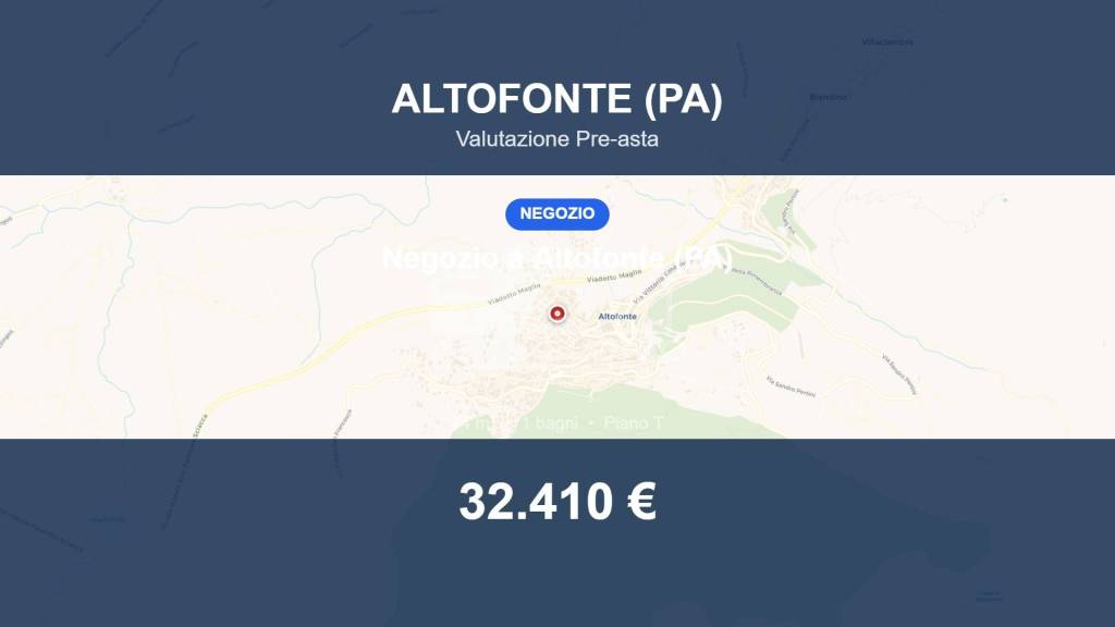 negozio in vendita ad Altofonte